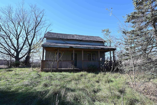 view of front of house with a porch