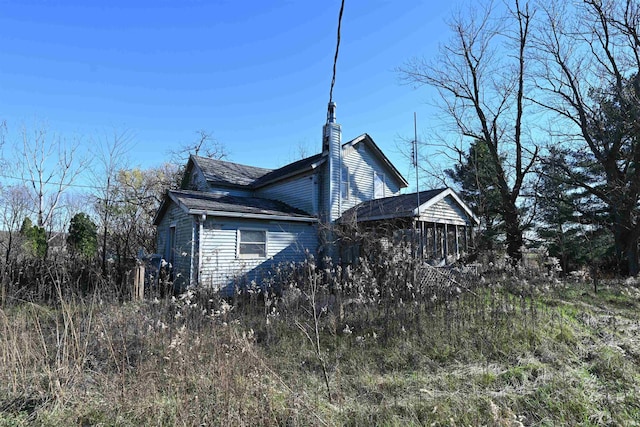 view of side of home