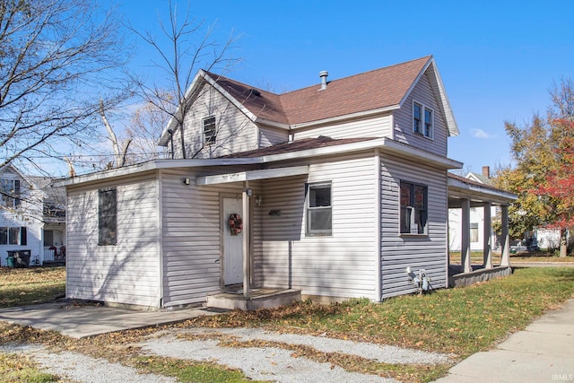 view of front of property