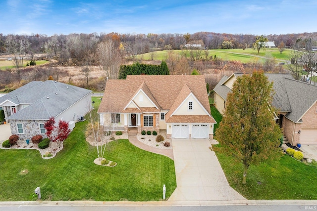 135 Ln 335 Lake James Ln, Angola, IN 46703 - aerial view of property and surrounding area featuring a tree filled landscape