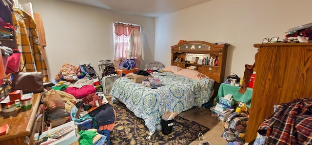 bedroom featuring carpet floors