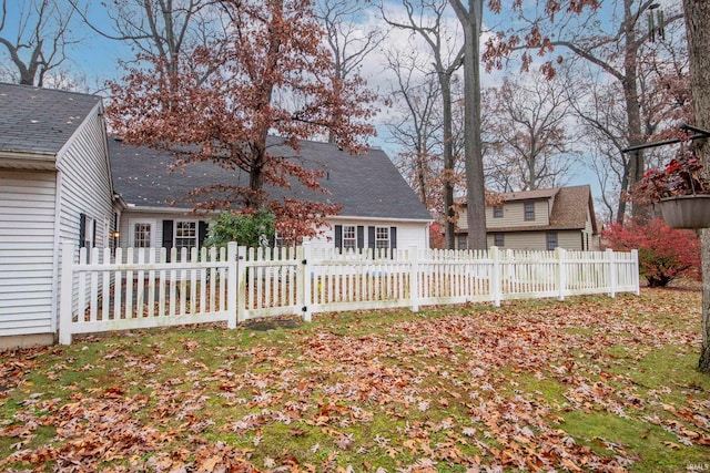 view of back of property