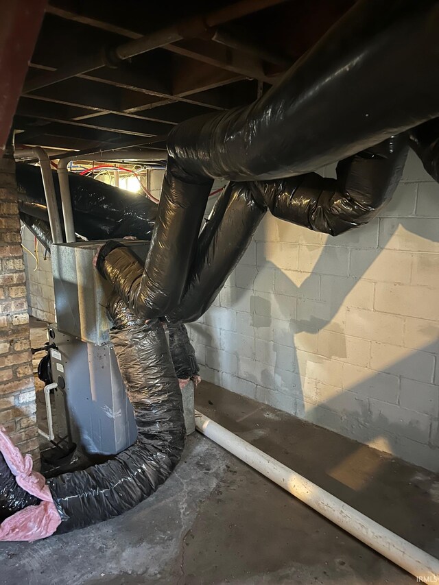 view of utility room