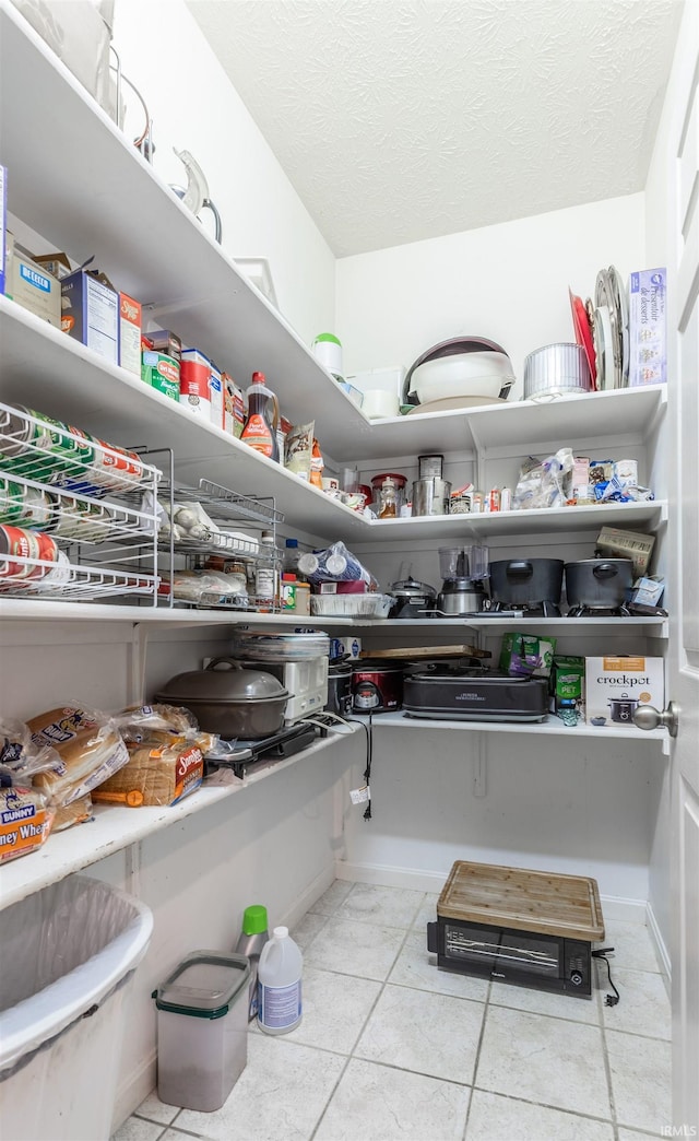 view of pantry