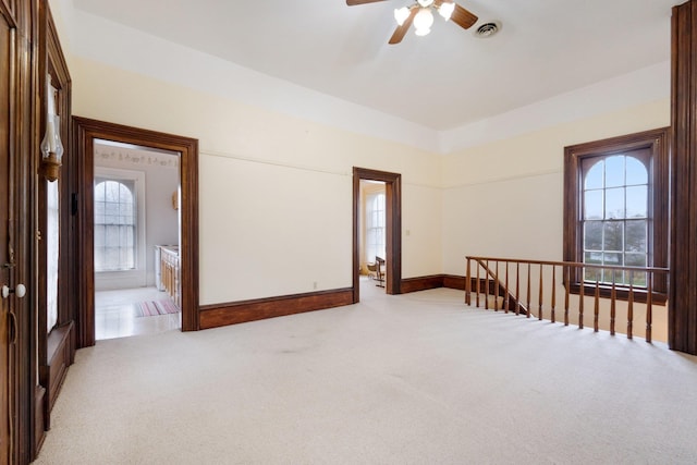 205 W Swager Dr, Fremont, IN 46737 - unfurnished room featuring light colored carpet and a ceiling fan