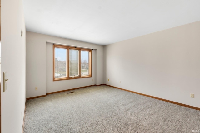 empty room with carpet floors