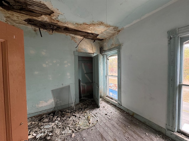 misc room featuring hardwood / wood-style floors