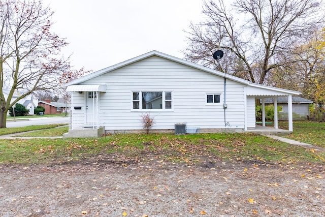 view of property exterior featuring cooling unit