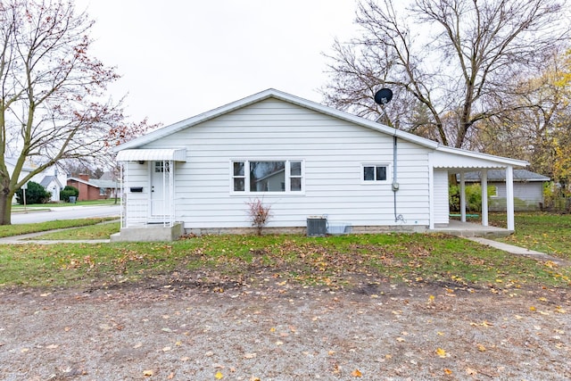 706 N Main St, Nappanee, IN 46550 - view of home's exterior with central air condition unit