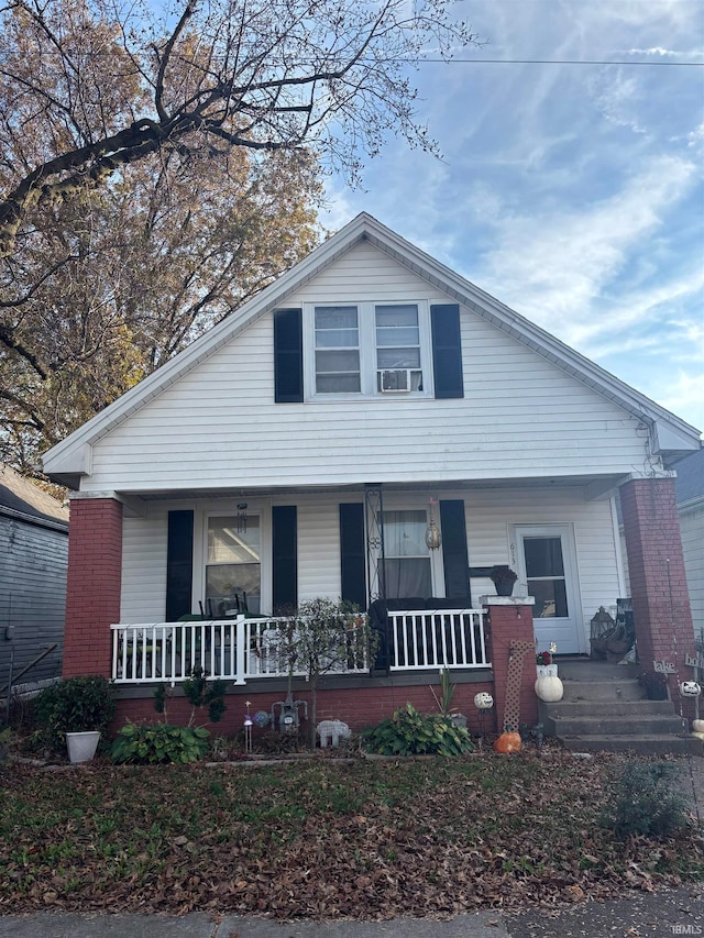 bungalow-style home featuring covered porch