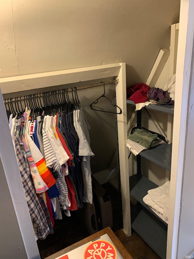 view of closet