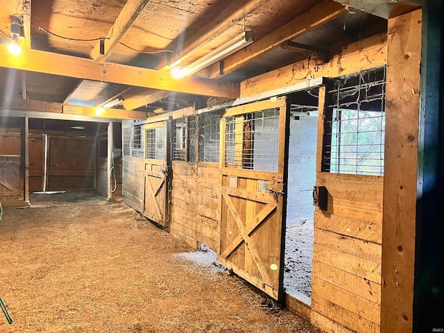 view of stable