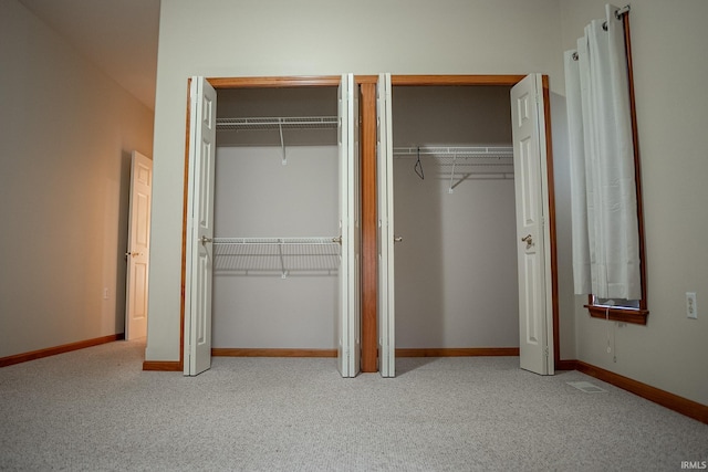 view of closet