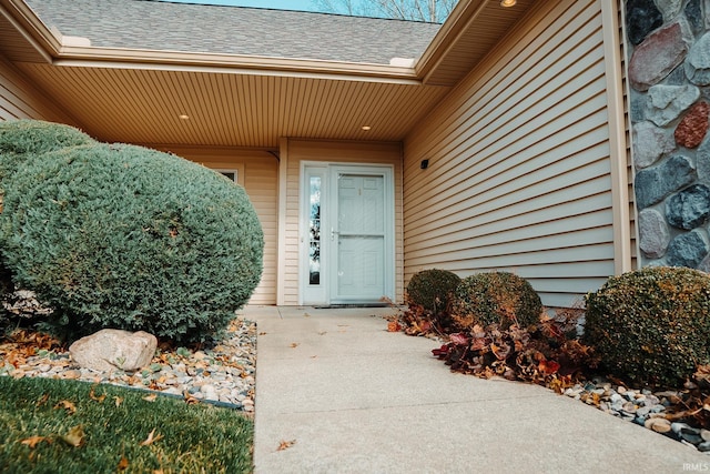 view of property entrance