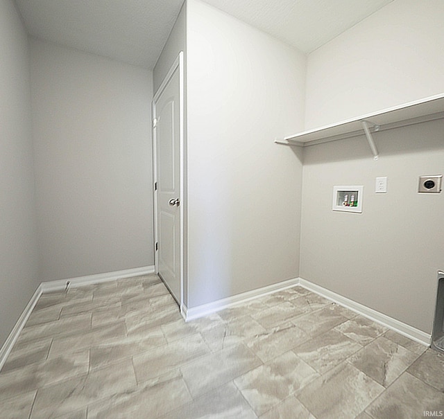 1327 W Hamilton N Rd, Fort Wayne, IN 46814 - laundry area with hookup for a washing machine, electric dryer hookup, and baseboards