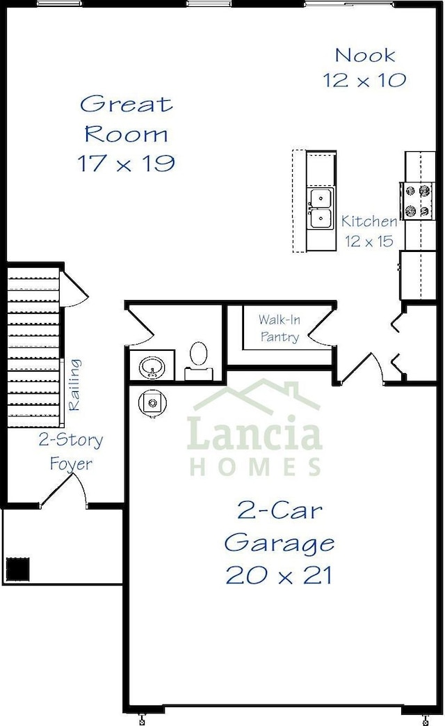 1327 W Hamilton N Rd, Fort Wayne, IN 46814 - home floor plan
