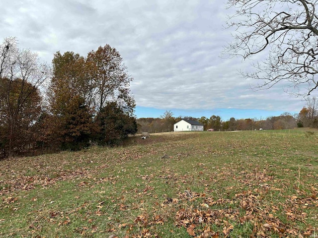 view of yard featuring a rural view