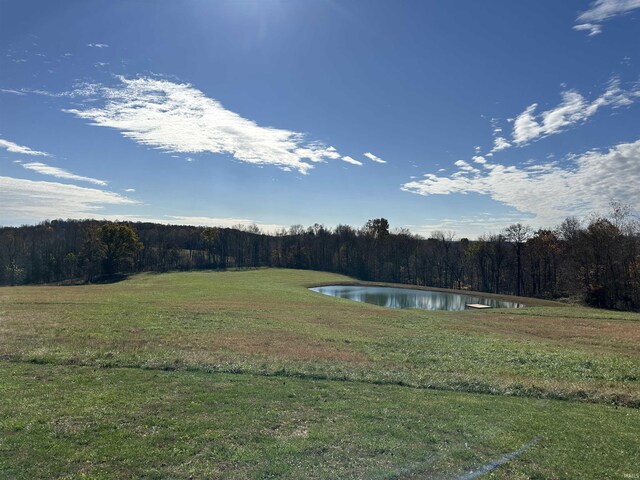 3536 Ridge Rd, Williams, IN 47470 - view of grassy yard with a water view and a view of trees