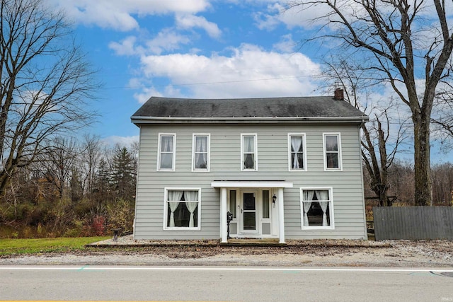 view of front of home