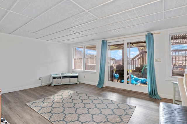 interior space featuring hardwood / wood-style floors