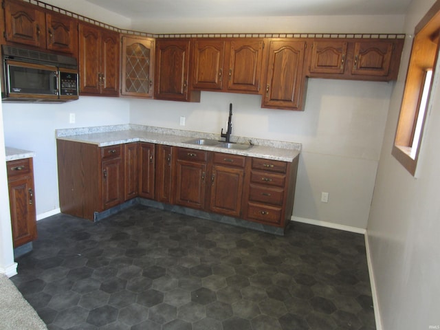 kitchen featuring sink