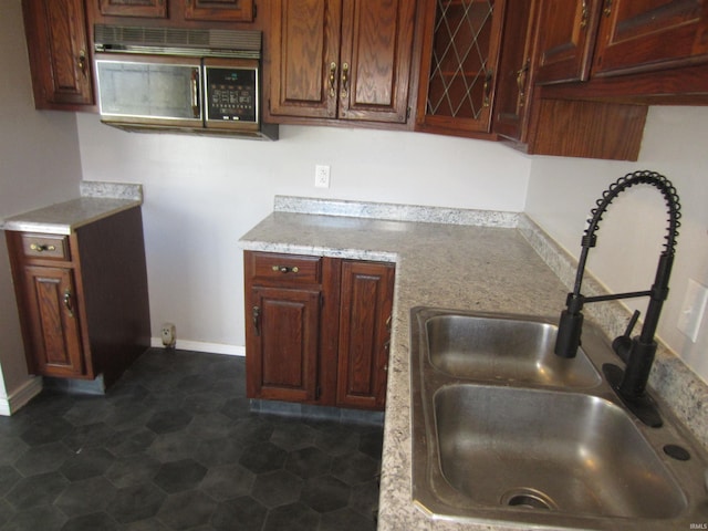 kitchen featuring sink