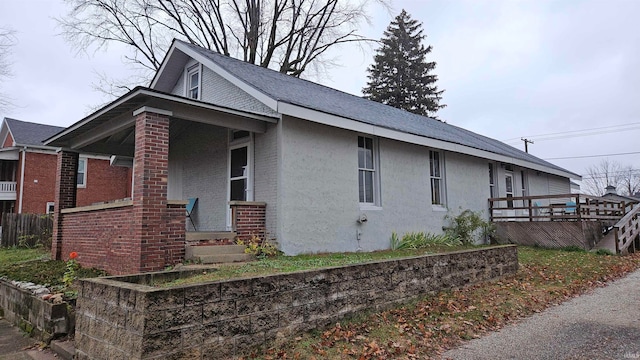 view of side of property