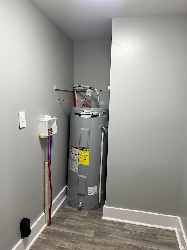 utilities featuring electric water heater