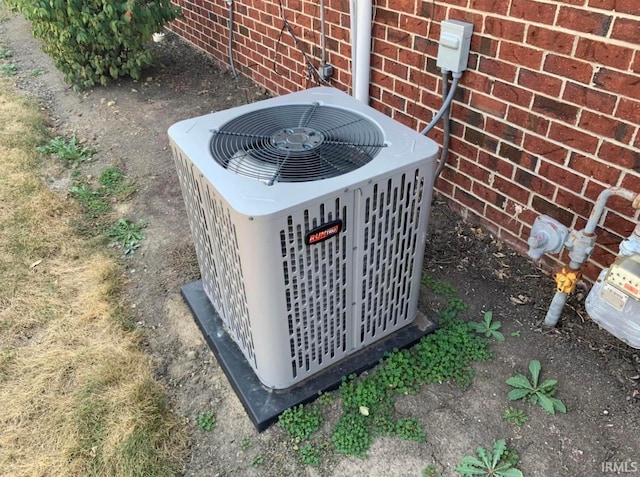 exterior details with central AC unit