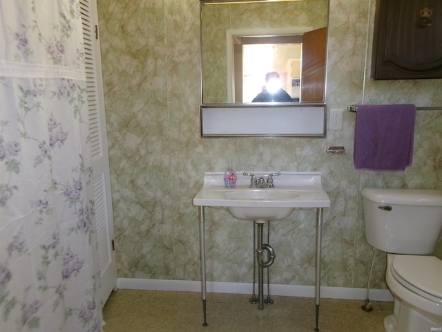 bathroom with toilet