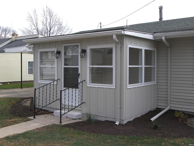 view of entrance to property