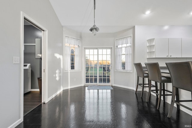 view of dining area