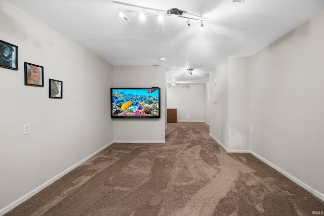 interior space with carpet floors