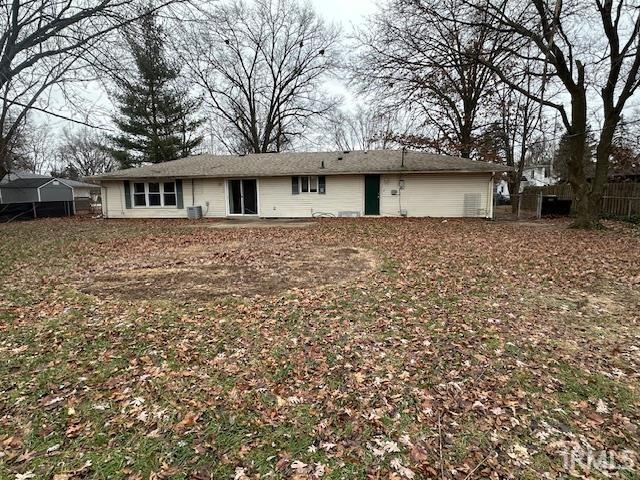 view of rear view of property