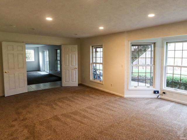 interior space with light carpet