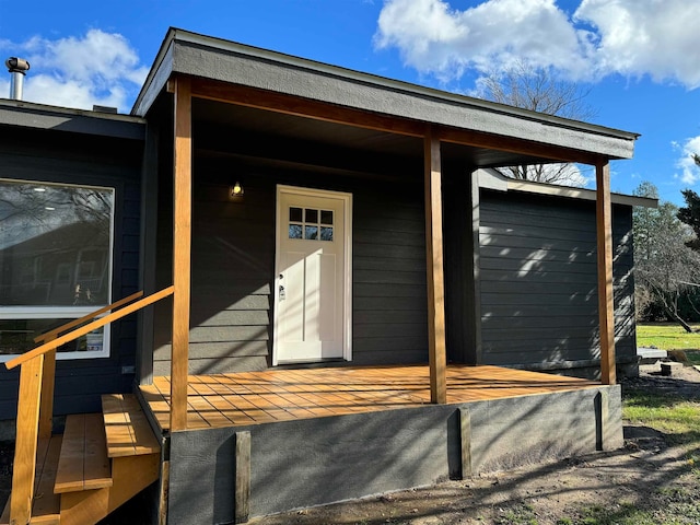 view of entrance to property