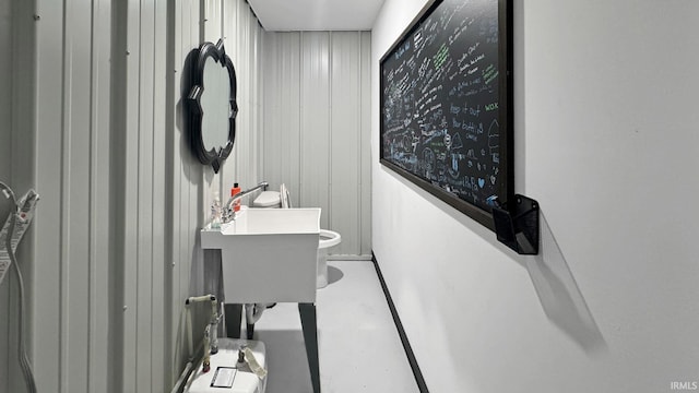 6777 Oak Grove Rd, Newburgh, IN 47630 - bathroom with toilet and a sink