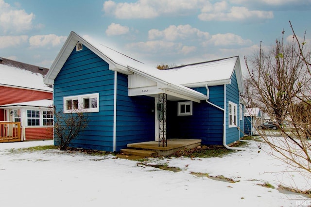 view of bungalow