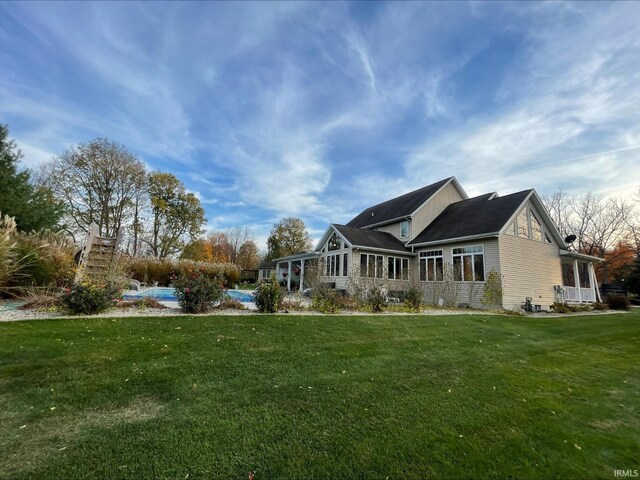 415 W 060 N, Lagrange, IN 46761 - back of property with a yard