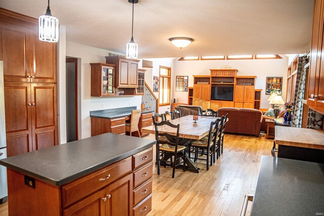 415 W 060 N, Lagrange, IN 46761 - dining space featuring light wood-style flooring and stairway