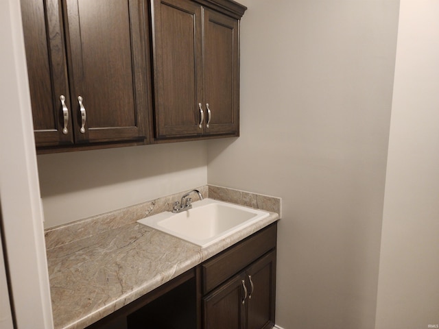 laundry room with sink