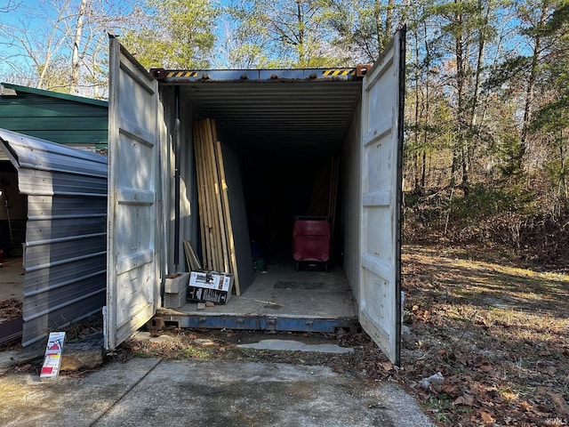 view of outbuilding