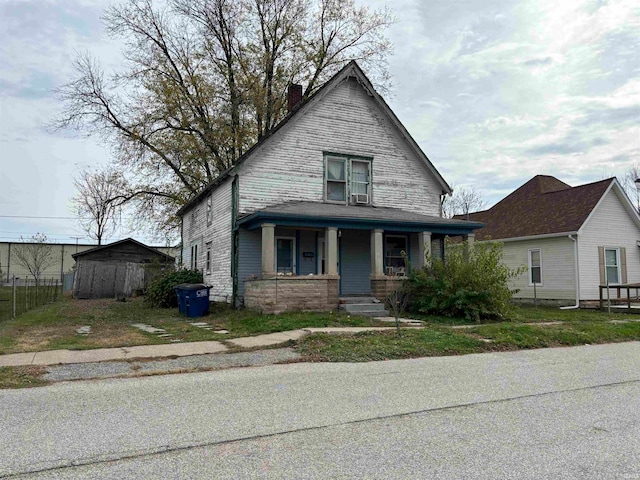 bungalow with covered porch