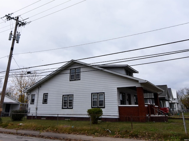 view of home's exterior