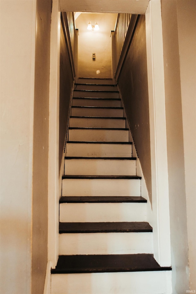 view of stairs