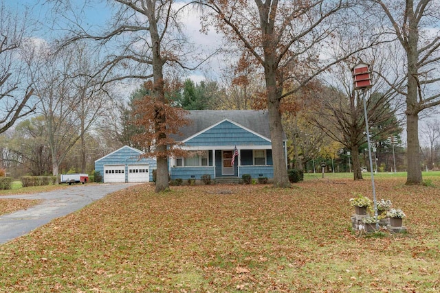 view of front of home featuring covered porch