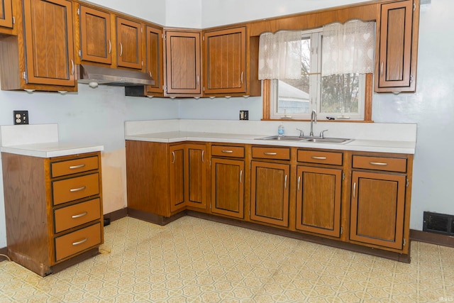 kitchen featuring sink