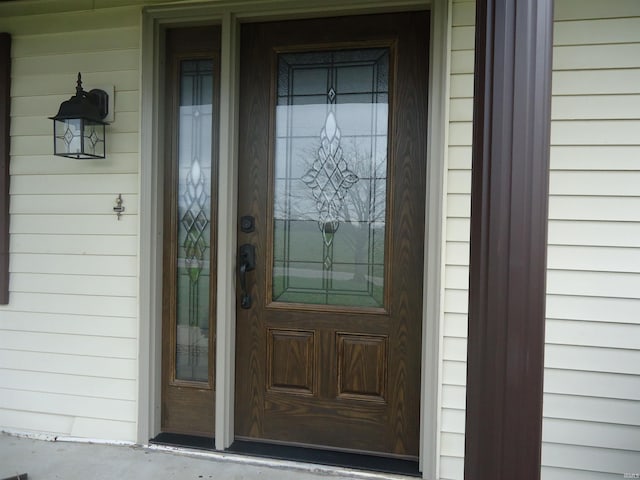 view of entrance to property