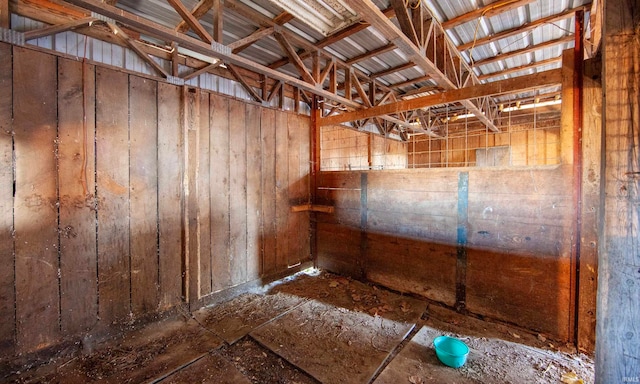 view of horse barn