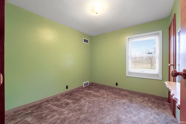 empty room with light carpet